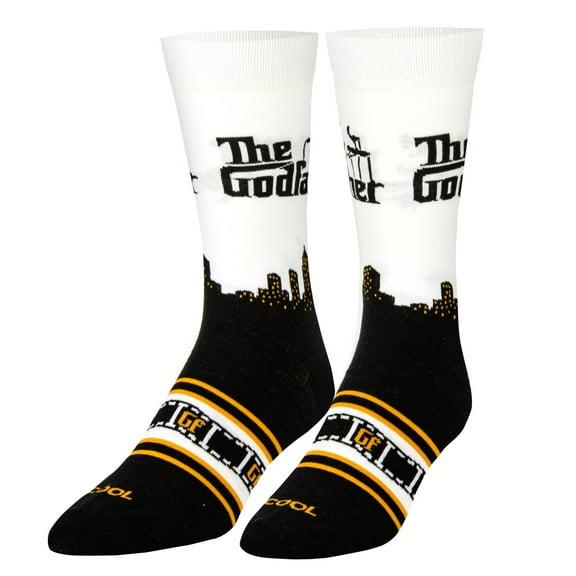 Cool  Socks, 70's Classic Movie Themed Fun Socks for Men, The Godfather Print