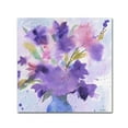 thumbnail image 2 of Trademark Fine Art "Purple Blossoms" Canvas Art by Sheila Golden, 2 of 4