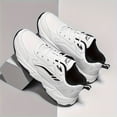 thumbnail image 5 of [Thick Athletic Shoes] | Lace-Up Thick Athletic Footwear Men's Shock-Absorbing Breathable Sports Shoes, 5 of 9