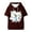 Brown, variant on SMii7Y logo Hooded Short Sleeve Casual Fashion Tops Funny Hoodies Men Women Shirt