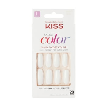 KISS USA KISS Salon Color Nails, Long Time No See, Long, Coffin