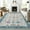 Indigo, variant on Dowellia Rugs for Bedroom,4x6 Rug - Stain Resistant Washable Rug, Anti Slip Backing Rugs for Living Room, Foldable Vintage Small Area Rugs, Indigo