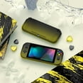thumbnail image 3 of PlayVital ZealProtect Protective Case for Nintendo Switch Lite, Hard Shell Ergonomic Grip Cover for Nintendo Switch Lite w/Screen Protector & Thumb Grip Caps & Button Caps - Gradient Black Yellow, 3 of 6
