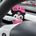 thumbnail image 5 of Sanrioed-muñeco de peluche Kuromi de dibujos animados para coche, limpiaparabrisas, señal de giro, espejo retrovisor decorativo para coche, colgante, accesorios de Interior Kawaii, 5 of 5