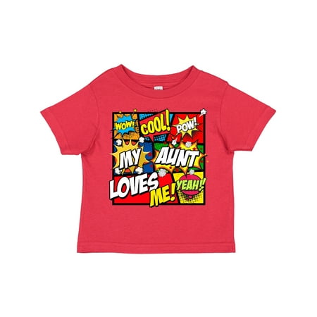 

Inktastic My Aunt Love Me Gift Toddler Boy or Toddler Girl T-Shirt