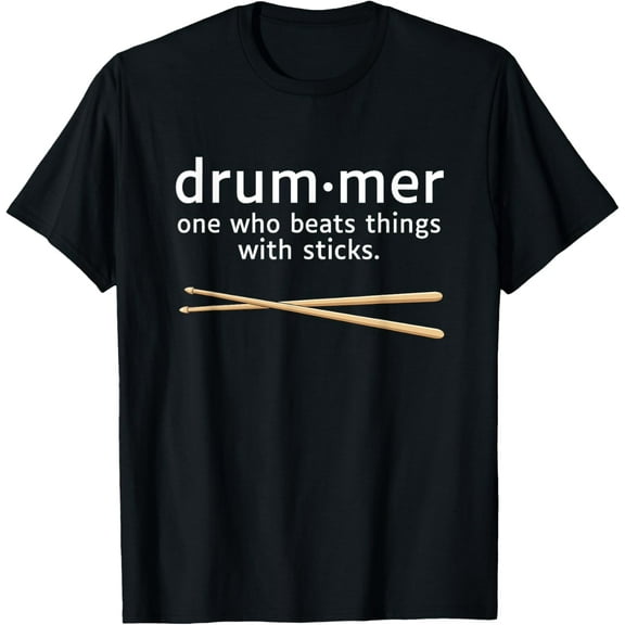 Funny Drummer Definition Percussion Music Drum Sticks T-Shirt mens t shirt,black,women,funny,misfits,men,journey