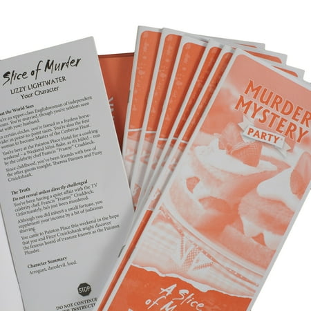 Murder Mystery Party: Slice of Murder, for 8 Adult Players