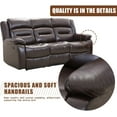 thumbnail image 2 of Recliner Sofa Set Reclining Couch Sofa for Living Room 3 Seater Home Theater Seating Manual Recliner Motion for Home Furniture, 2 of 7
