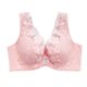 thumbnail image 1 of Gibobby Sujetador de ropa interior fina de talla grande con anillo de para mujer sin chaleco de Sujetador de encaje ropa interior Brasier sin varillas para mujer(Rosa,40D), 1 of 5