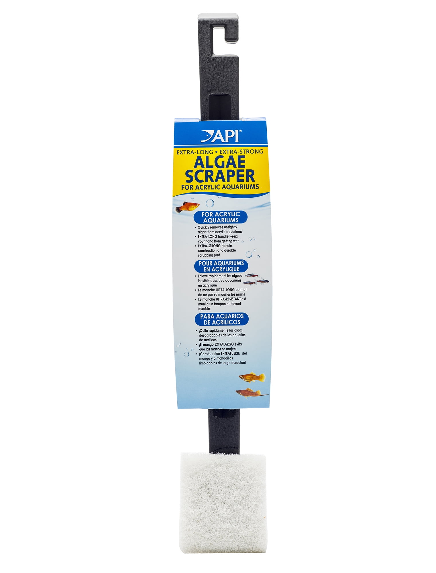 API Doc Wellfish's Extra Long Extra Strong Algae Scraper for Acylic