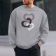 thumbnail image 1 of Ceisia Men Casual Fashion Print Round Neck Pullover Long Sleeve Sweatshirt Gift, 1 of 6