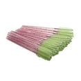 thumbnail image 1 of Vogacara 50 piezas de cepillo de pestañas, varitas de cerdas dulces para el Día de San Valentín, pinzas para cejas, herramienta de Pinceles de maquillaje y herramientas rosa rojo/verde, 1 of 6