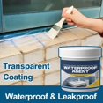 thumbnail image 6 of Clear WaterproofTransparentCoating • Bathroom Tile Crack Leak Stopper • Invisible Water Seepage• Indoor Outdoor Home Waterproofing DIY Brush, 6 of 9