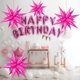 thumbnail image 5 of Globos FUNTOOB Estrella Metálicos Rosa Fucsia 50 piezas, 5 of 9