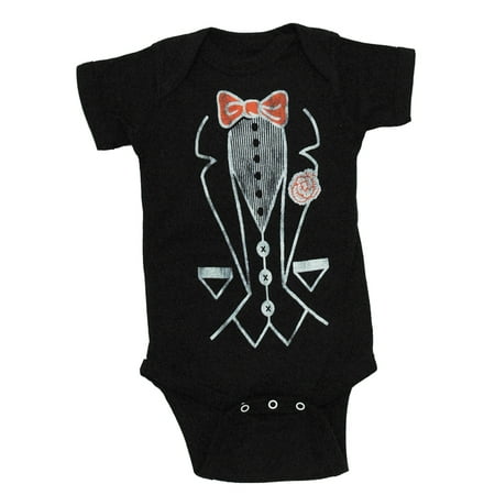 

Tuxedo Life Clothing Baby Creeper Romper Snapsuit