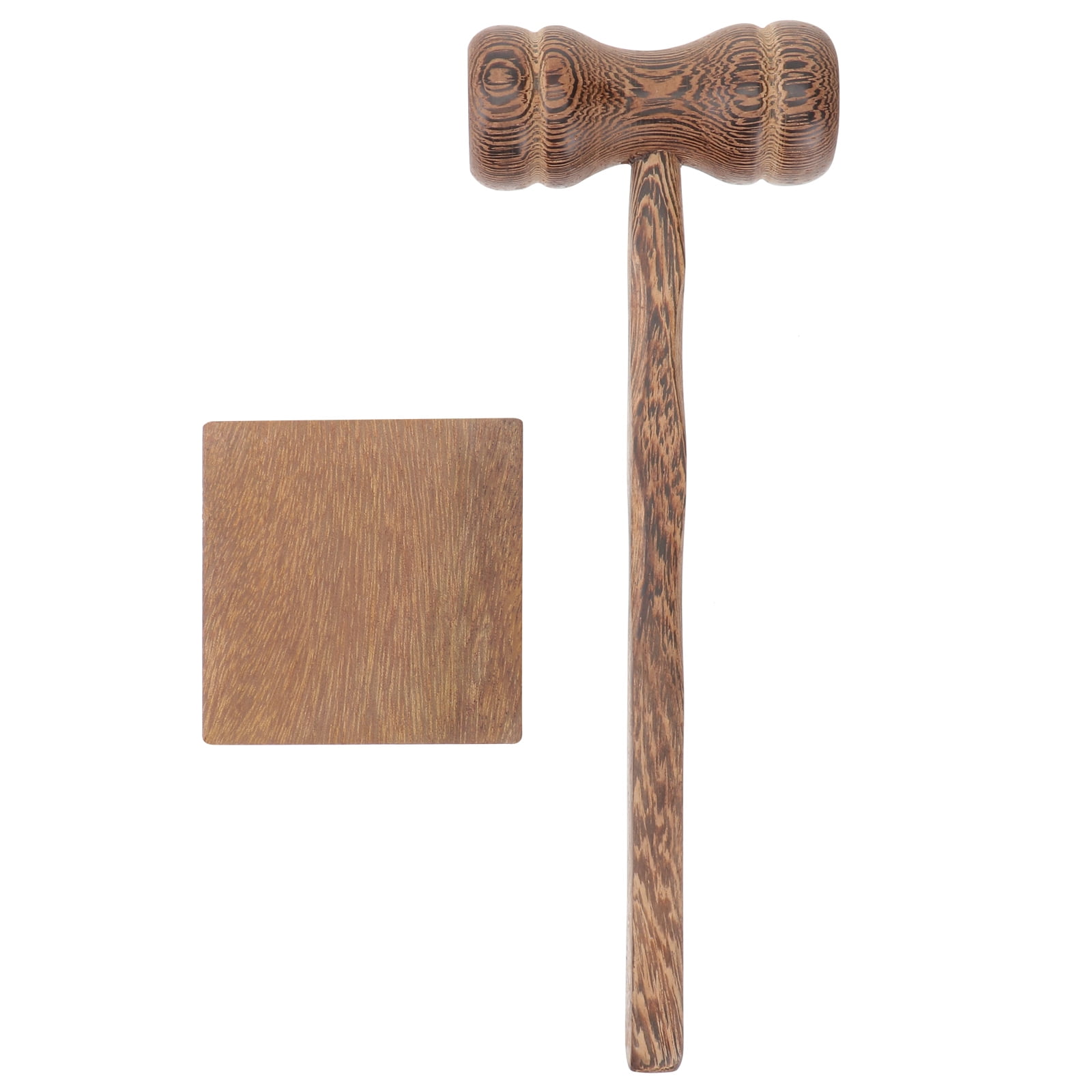 NICEXMAS Durable Judge Gavels Simple Exquisite Wooden Hammer Plain