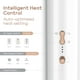 thumbnail image 5 of IG INGLAM MegaAIR Styler, secador de pelo profesional 5 en 1 con cepillo intercambiable, motor BLDC sin escobillas de 110&nbsp;000 RPM, aire caliente iónico, voluminizador y moldeador, color blanco, 5 of 5