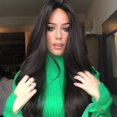 thumbnail image 2 of Peluca frontal de encaje Body Wave para cabello negro, 2 of 3