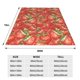 thumbnail image 3 of Balery Strawberry Manta de Felpa Suave y Acogedora – Cobija de Franela Aterciopelada para Cama, Lavable y Cálida para Sofá, Mascotas, Transpirable-40"x30", 3 of 7