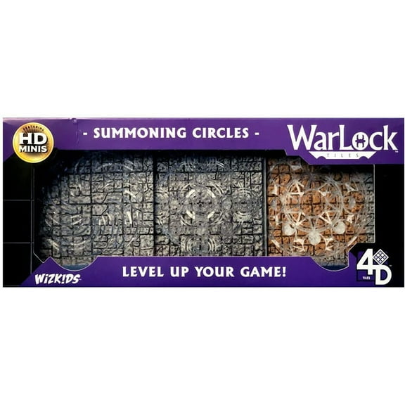 WarLock Dungeon Tiles: Summoning Circles - Miniatures, RPG Tabletop Accessory