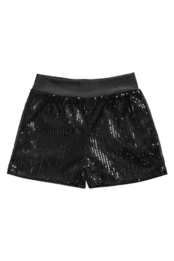 Girls Boys Hip Hop Jazz Dance Shorts Stage Performance Hot Pants Shorts,Sizes 2-9 Black 5-6