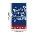 thumbnail image 3 of Independence Day Kitchen Towel - Patriotic Red White Blue Stars Stripes Dish Cloth, 4th of July Decor Absorbent Tea Towel for Cooking Baking and Party Supplies， American Flag Theme Hand Towel, 3 of 6