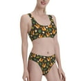 thumbnail image 2 of Fotbe Forest Squirrel Women's High Waisted Bikini Tankini Sets Two Piece Bathing Suits High Cut Scoop Neck Swimsuit-X-Large, 2 of 8