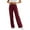 Wine, variant on Yoga Pants for Women 2026 Trendy Elastic High Waist Stretch Straight Leg Casual Loose Slacks Work Pants