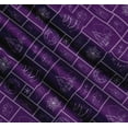 thumbnail image 3 of Soimoi Purple Cotton Voile Fabric Christmas Theme Party Print Fabric by the Yard 42 Inch Wide, 3 of 7