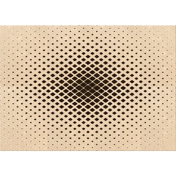 Ahgly Company Machine Washable Indoor Rectangle Transitional Copper Brown Area Rugs, 7' x 10'