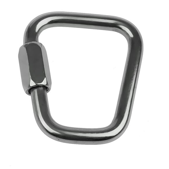 316L stainless Paragliding Reserve Parachute Screw Lock Carabiner 9mm
