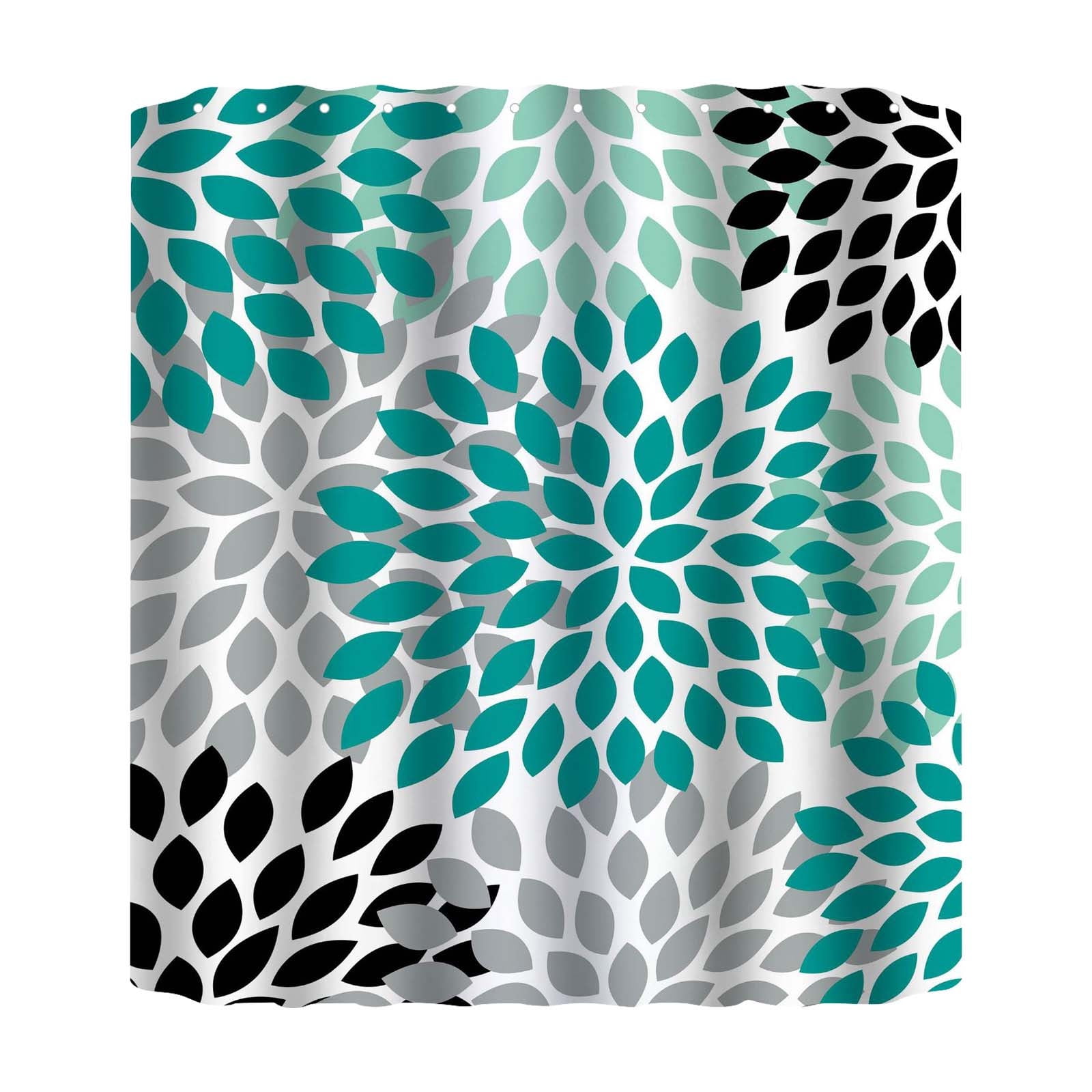 Shower Curtain 70x70 Inch With 12 Plastic Hooks Waterproof Shower Curtain