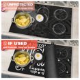 thumbnail image 4 of TYEMUI Electric Stove Burner Covers for Glass Cooktops, 28.5x20.5in Decorative Cooktop Stove Cover Mat, Heat Resistant Glass Burner Cover for Electric Range, Counter Space Protector, 4 of 5