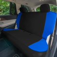 thumbnail image 4 of FH Group Universal Fit Blue Car Seat Covers, Polished and Chic Flat Cloth Seat Protector for Trucks, SUVs & Vans, Washable - Full Set, 4 of 9