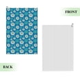 thumbnail image 2 of Kdxio Daisies Flowers Pattern Golf Towel (24" X 16") with Carabiner Clip - The Convenient Golf Cleaning Towel, 2 of 8