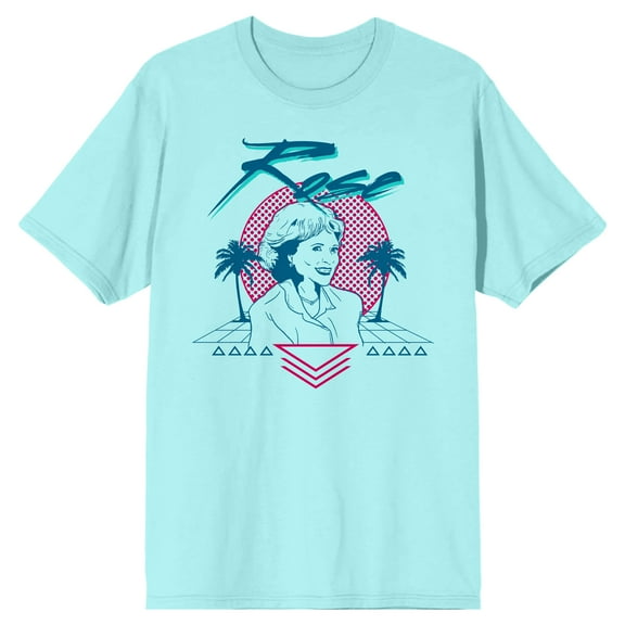 Golden Girls Rose Retro Art Men's Celadon T-shirt-Medium