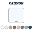 thumbnail image 2 of Cannon Heritage Solid Sheet Set White Polyester 4-Piece Twin Sheet Set, solid color themed, Adult and Teen, 2 of 5