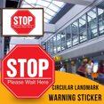 thumbnail image 5 of CIMAXIC Red PVC Reminding Stickers for Public Places Durable and Safe with Fine Workmanship,7.87"X7.87"(LxW), 5 of 5