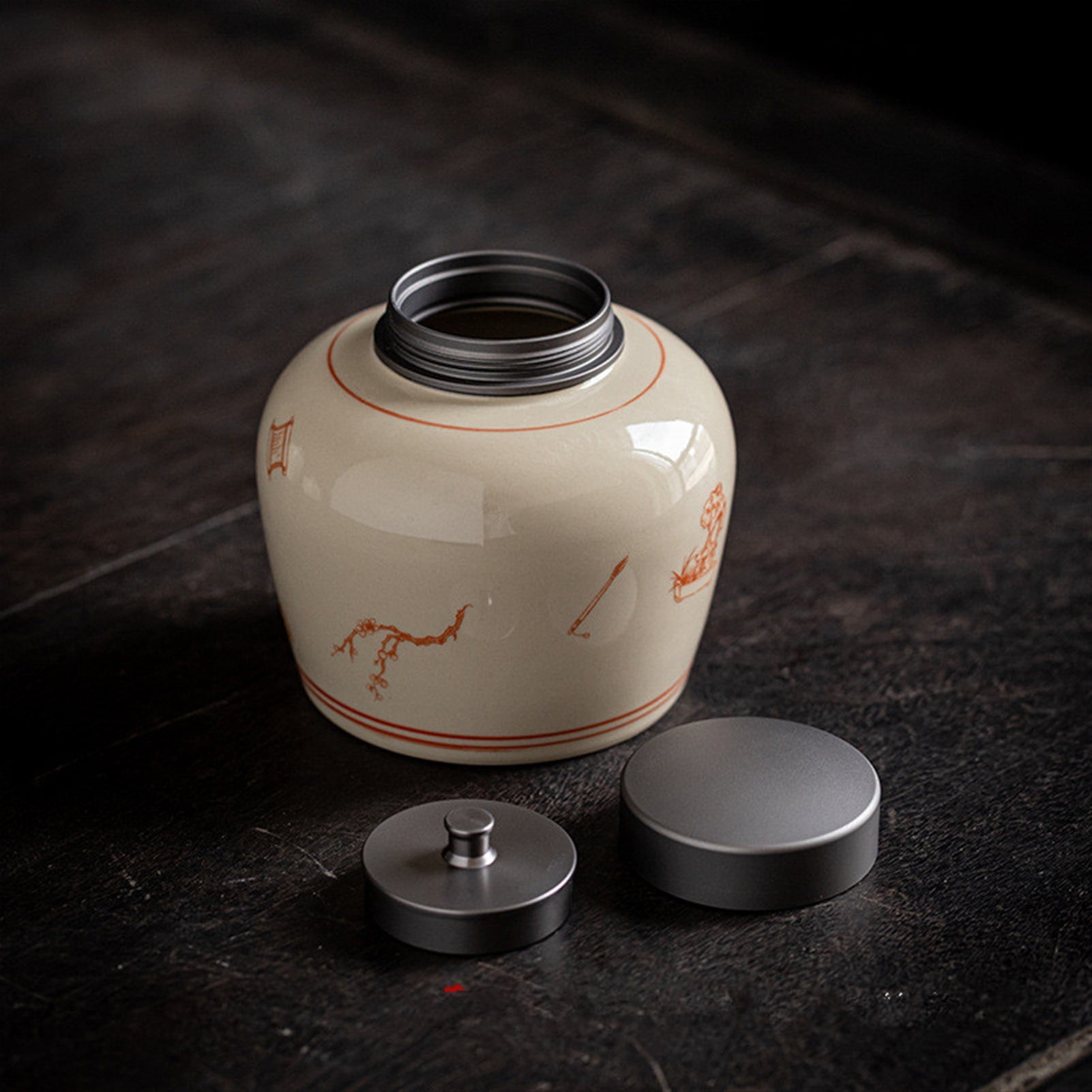 Funeral Ashes Jar Urn For Pet Ashes Holder Ceramic Keepsake Pal Ashes Urns Casket For Urn Seal Storage Can