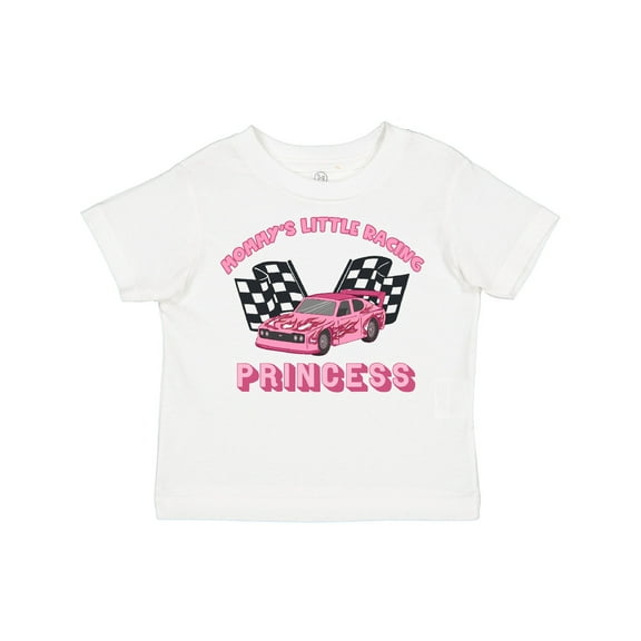 Inktastic Mommy's Racing Princess Pink Race Car Boys or Girls Toddler T-Shirt