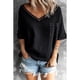 thumbnail image 3 of Camiseta para Mujer,Camiseta para Mujer,Camiseta De Manga Media De Color Puro para Mujer,Camiseta De Verano para Mujer,Diseño Aerodinámico, 3 of 6