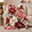 Cream Peony Blooms, variant on Red Painterly Floral Flannel Blanket for Botanical Art Fans, Sofa and Living Room Home Decor Housewarming Gift with Soft Layered Bloom Botanical Sofa Scene Motif
