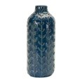 thumbnail image 3 of Melrose Vine Leaf Decorative Vases - 11.25" - Blue - Set of 2, 3 of 3