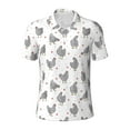 thumbnail image 2 of Daiia Funny Chicken Pattern Men’s Polo Shirts,Solid Deck Shirt,Classic Fit, Breathable Cotton Polo for Casual and Sport Wear-Medium, 2 of 9