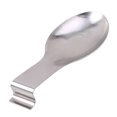 thumbnail image 2 of Coofit Spoon Rest Stainless Steel Utensil Rest Spoon Holder Rest for Kitchen Restaurant, 2 of 10