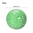 thumbnail image 2 of Uxcell 3Pcs Decorative Glass Balls 3.15 inch Orbs Centerpiece Balls Mosaic Glass Balls for Decor Bowls, Green, 2 of 5