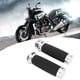 thumbnail image 4 of Par de empuñaduras universales de Aluminio para motocicleta de 25mm cubierta de agarre de manillar antideslizante de goma Plata Bling Bling, 4 of 7