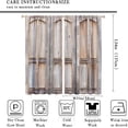 thumbnail image 3 of Barn Door Curtains, Wooden Rustic Village Farmhouse Western Country Farm Retro Woods Vintage Print Pattern Window Drapes for Living Room Bedroom Drape 2 Panel Set,42x54 Inch, 3 of 6