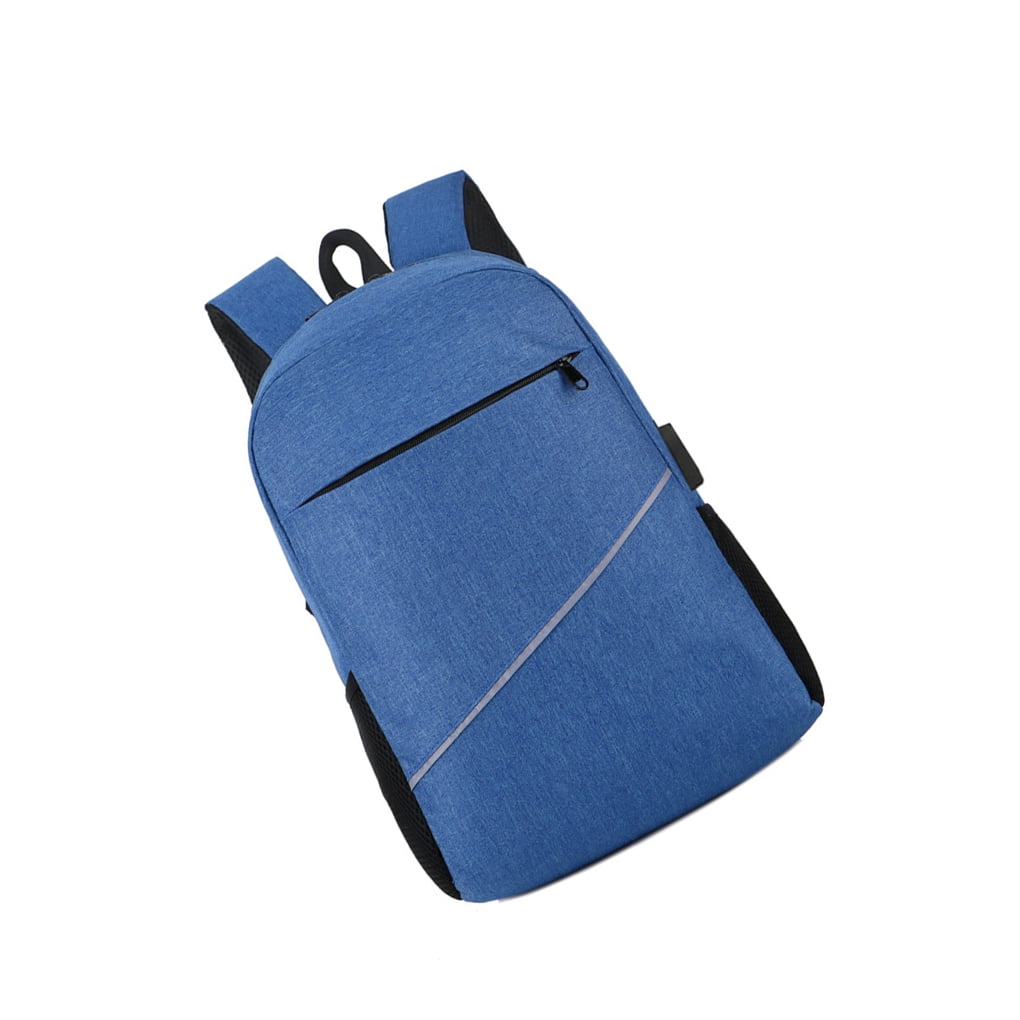 tredstone 14inch Computer Bag Universal PC Accessory Solid Color USB Port Zipper Laptop Backpack Laptops Holders Computers Accessories Blue
