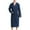Navy, variant on Viikei Robes for Men,Viikei Mens Robes,Warm Soft Plush Mens Robe with Hood,Plus Size Plus Thick Robe for Men with Side Pocket and Belt,Bathrobes for Men Gifts